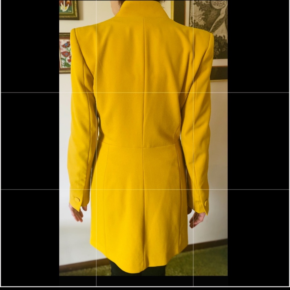 Yellow Zara blazer